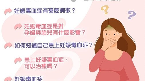 「妊娠毒血症」 的病徵?