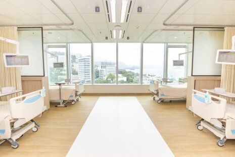 Image of CUHK Medical Centre Inpatient Ward 4-bed RoomEnvironment 中大醫院 病房四人房相片
