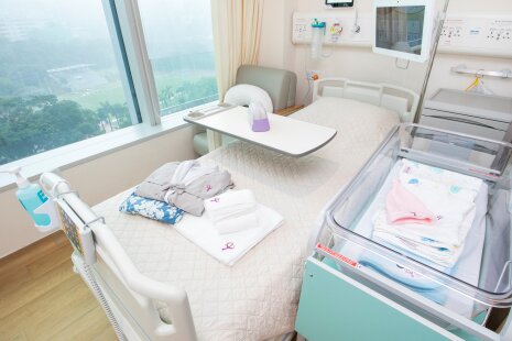 Image of CUHK Medical Centre Postnatal Ward 2-bed RoomEnvironment 中大醫院 產後病房二人房相片
